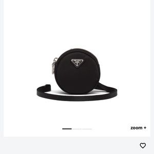 Authentic Prada Mini nylon pouch.